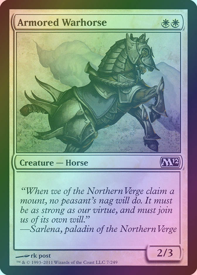 Armored Warhorse (M12) (7) / Foil