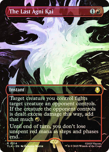 The Last Agni Kai (TLA) (314) / Borderless / Foil