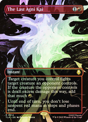 The Last Agni Kai (TLA) (314) / Borderless / Foil