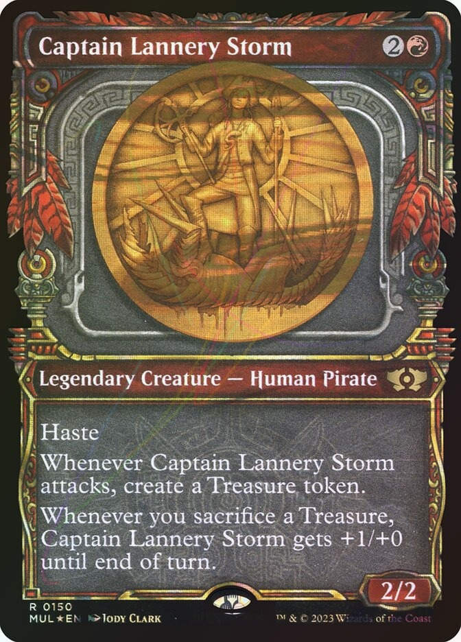 Captain Lannery Storm (MUL) (150) / Showcase / Halo Foil