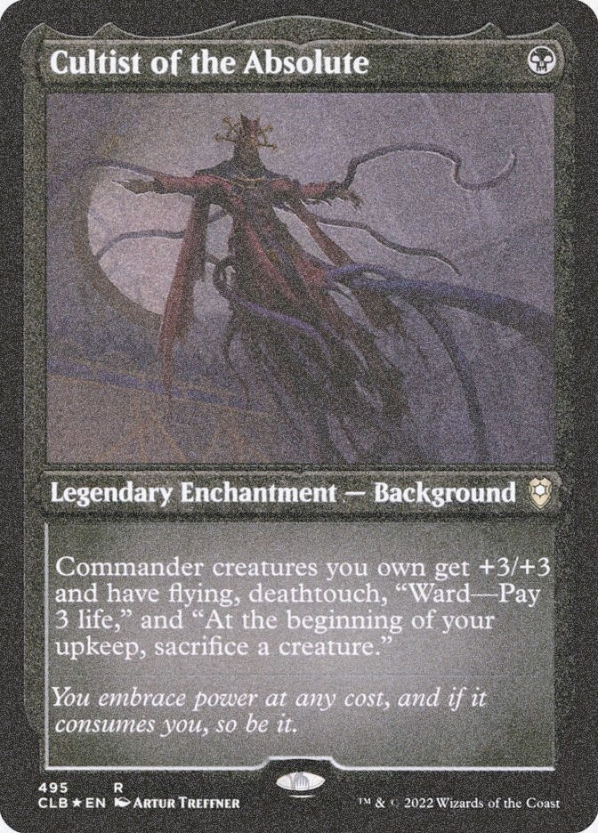 Cultist of the Absolute (CLB) (495) / Foil Etched