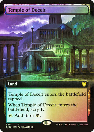 Temple of Deceit (THB) (348) / Extended Art / Foil