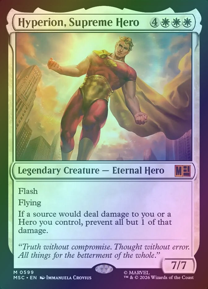 Hyperion, Supreme Hero (MSC) (599) / Foil