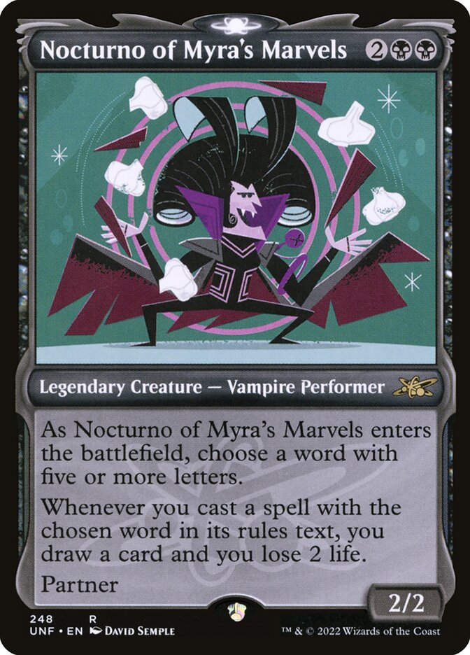 Nocturno of Myra's Marvels (UNF) (248) / Showcase
