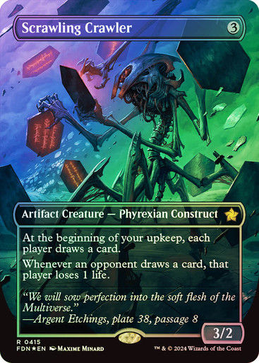 Scrawling Crawler (FDN) (415) / Mana Foil / Borderless