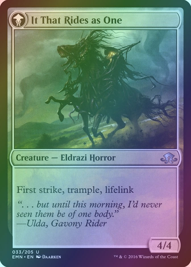 Lone Rider // It That Rides as One (EMN) (33) / Foil — cara 2 de 2