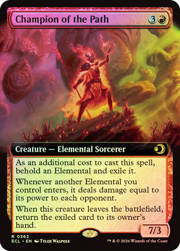Champion of the Path (ECL) (362) / Extended Art / Foil
