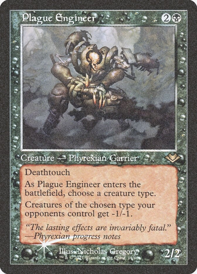 Plague Engineer (H1R) (14) / Foil Etched
