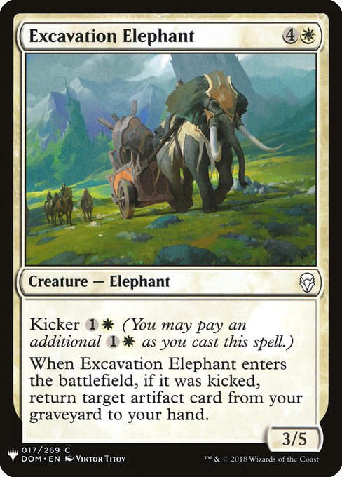Excavation Elephant (PLST) (DOM-17)
