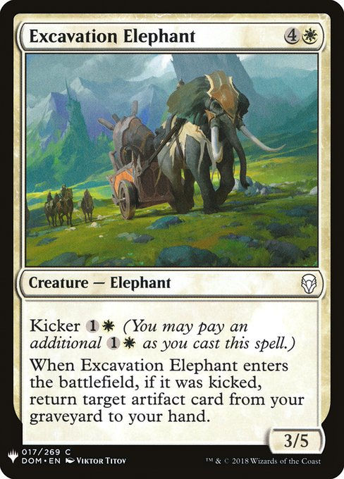 Excavation Elephant (PLST) (DOM-17)