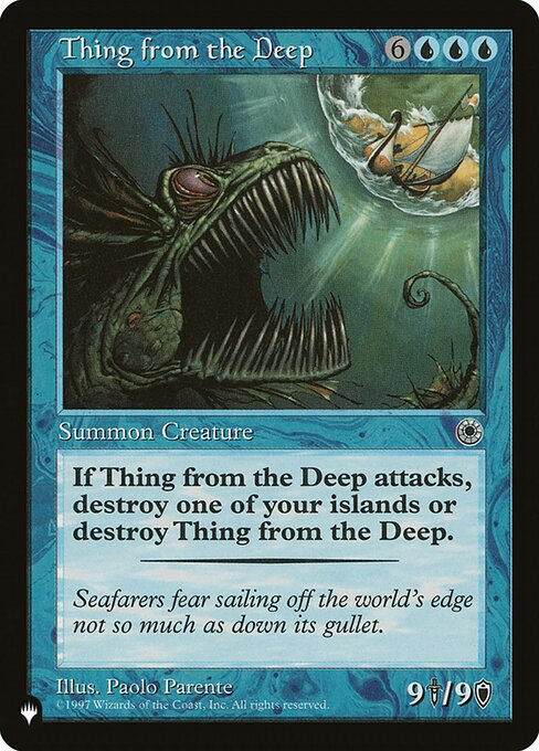Thing from the Deep (PLST) (POR-73)