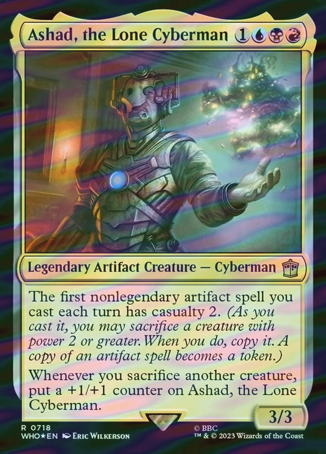Ashad, the Lone Cyberman (WHO) (718) / Surge Foil