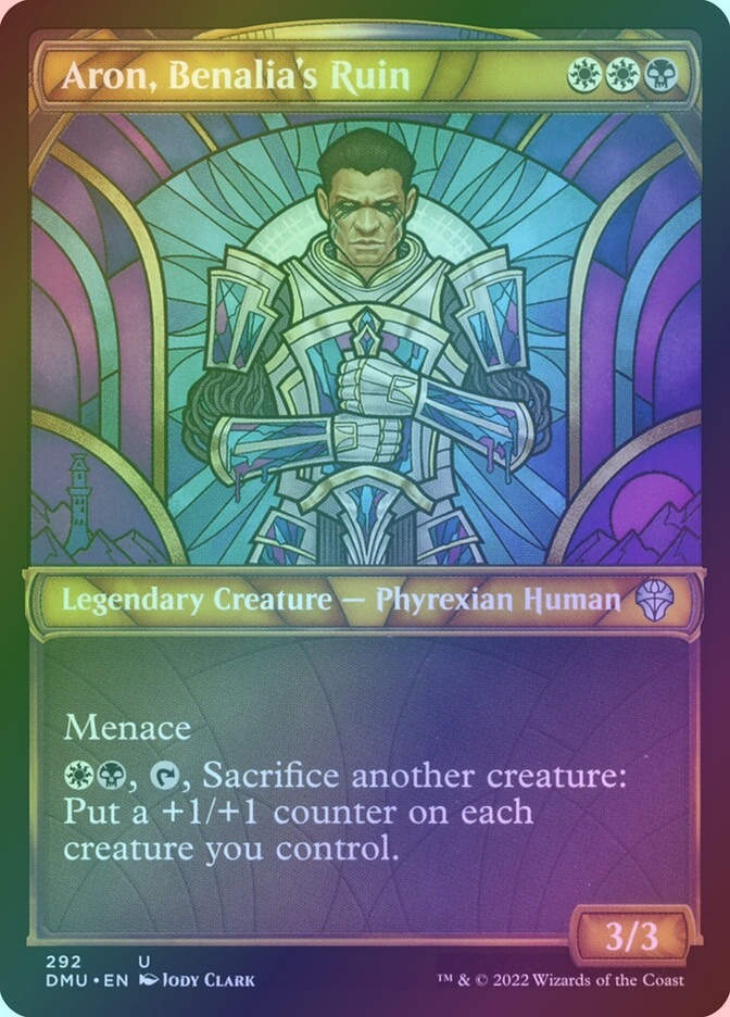 Aron, Benalia's Ruin (DMU) (292) / Showcase / Foil