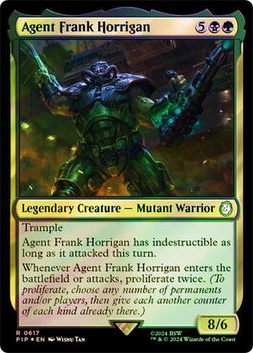 Agent Frank Horrigan (pip) (617) / Surge Foil