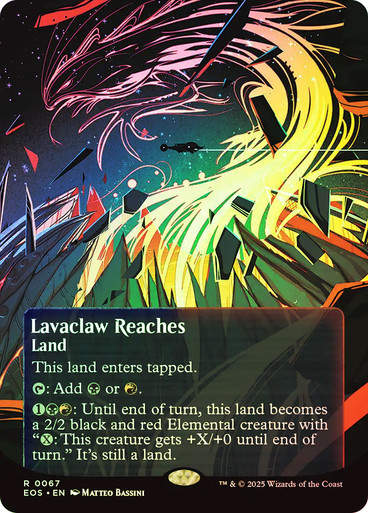 Lavaclaw Reaches (EOS) (67) / Borderless / Foil