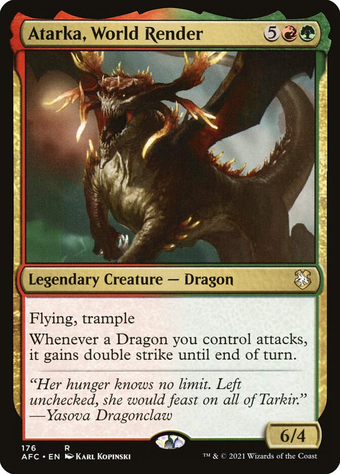 Atarka, World Render (AFC) (176)
