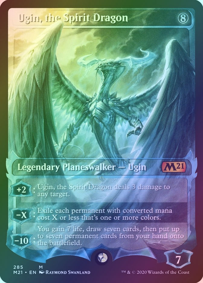Ugin, the Spirit Dragon (M21) (285) / Showcase / Foil