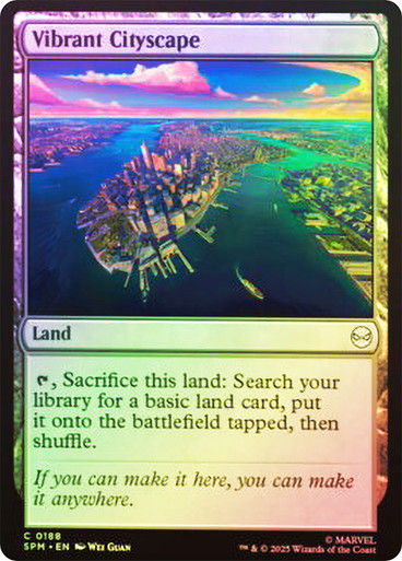 Vibrant Cityscape (SPM) (188) / Foil