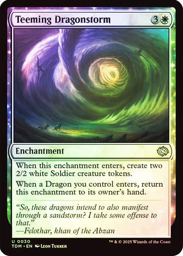 Teeming Dragonstorm (TDM) (30) / Foil