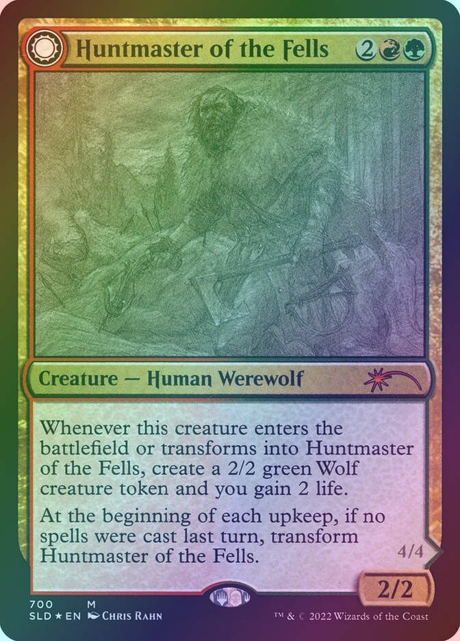 Huntmaster of the Fells // Ravager of the Fells (SLD) (700) / Foil