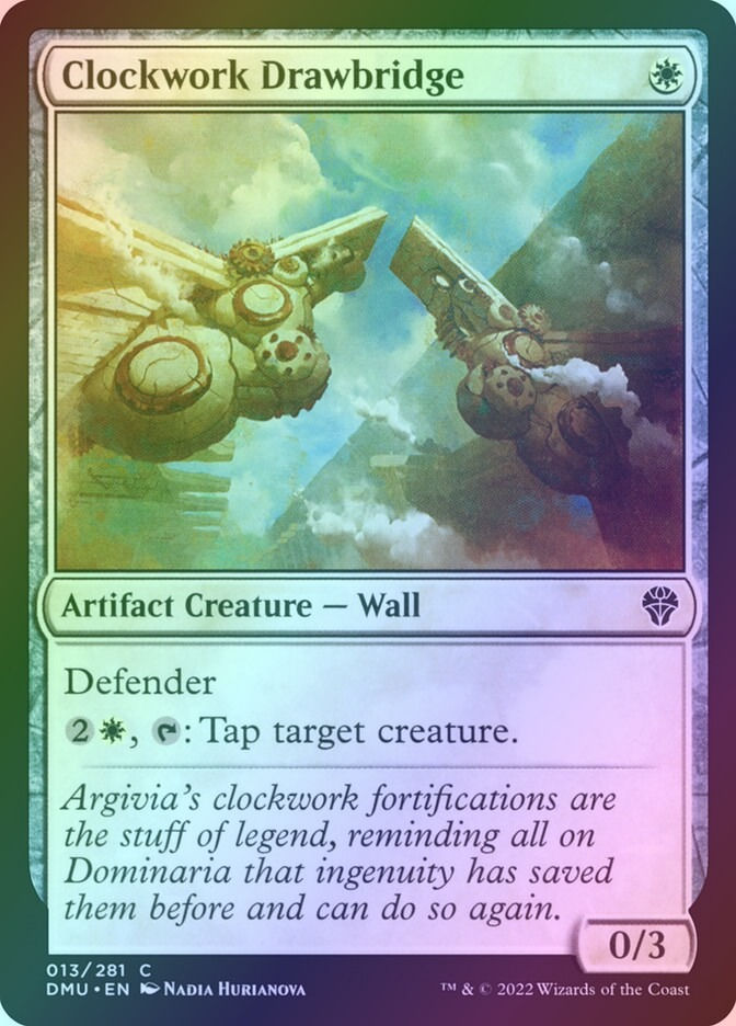 Clockwork Drawbridge (DMU) (13) / Foil