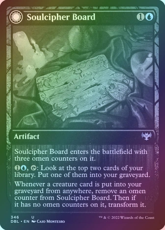 Soulcipher Board // Cipherbound Spirit (DBL) (346) / Foil