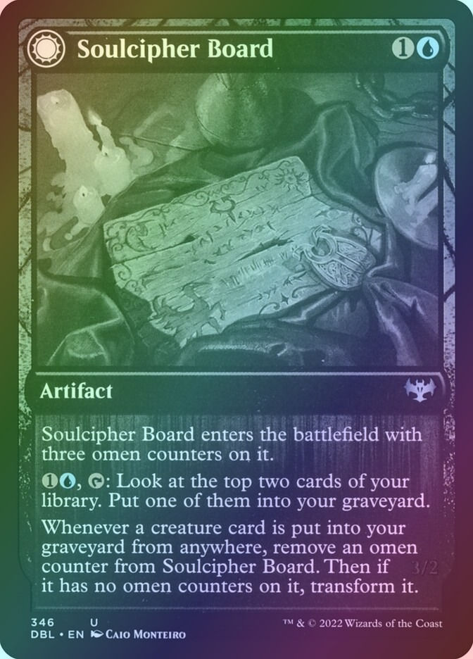 Soulcipher Board // Cipherbound Spirit (DBL) (346) / Foil — cara 1 de 2