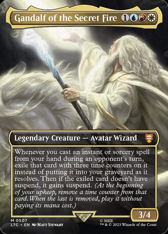 Gandalf of the Secret Fire (LTC) (507) / Borderless
