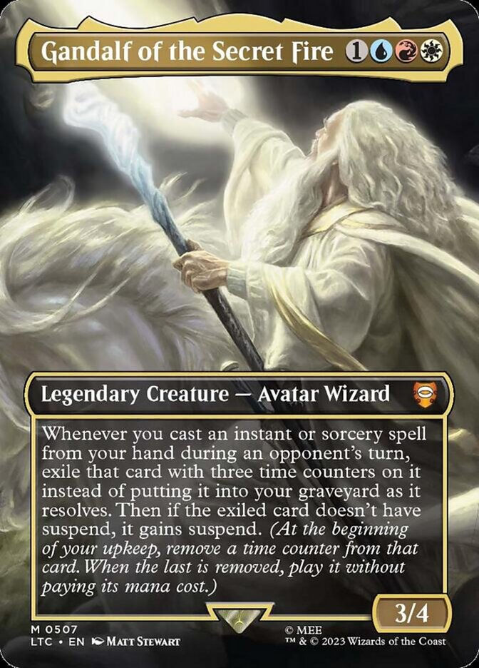 Gandalf of the Secret Fire (LTC) (507) / Borderless