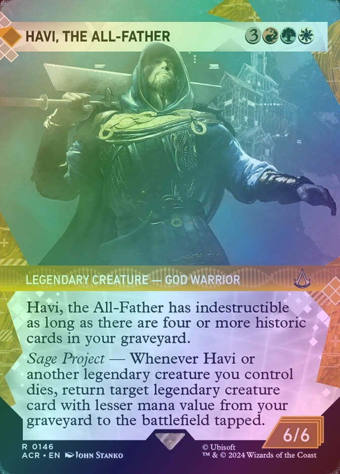 Havi, the All-Father (ACR) (146) / Borderless / Showcase / Foil