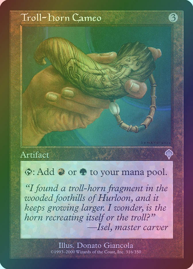 Troll-Horn Cameo (INV) (316) / Foil