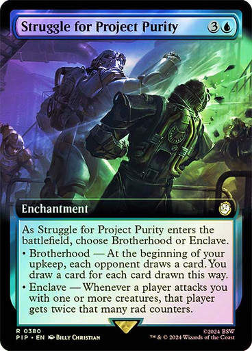 Struggle for Project Purity (pip) (380) / Extended Art Foil