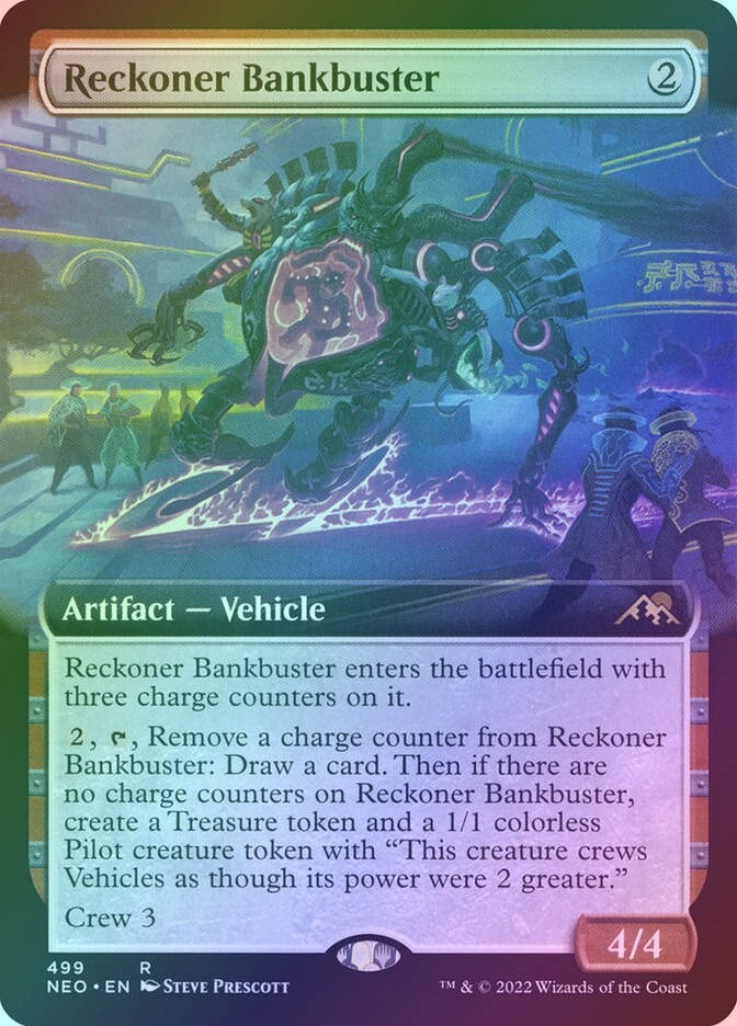 Reckoner Bankbuster (NEO) (499) / Extended Art / Foil