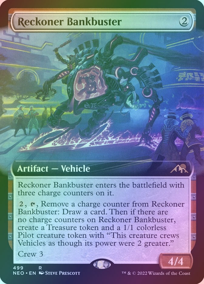 Reckoner Bankbuster (NEO) (499) / Extended Art / Foil