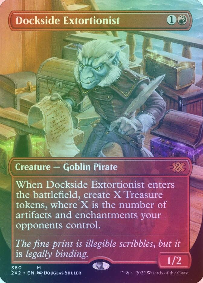Dockside Extortionist (2X2) (360) / Borderless / Foil