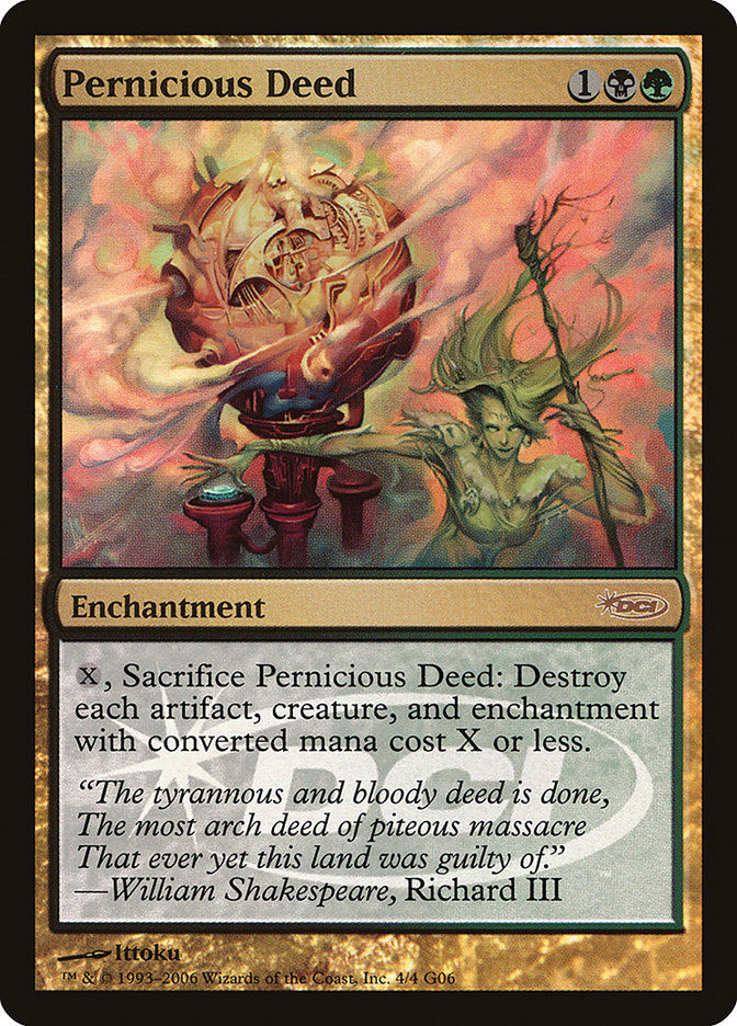 Pernicious Deed (G06) (4) / Foil