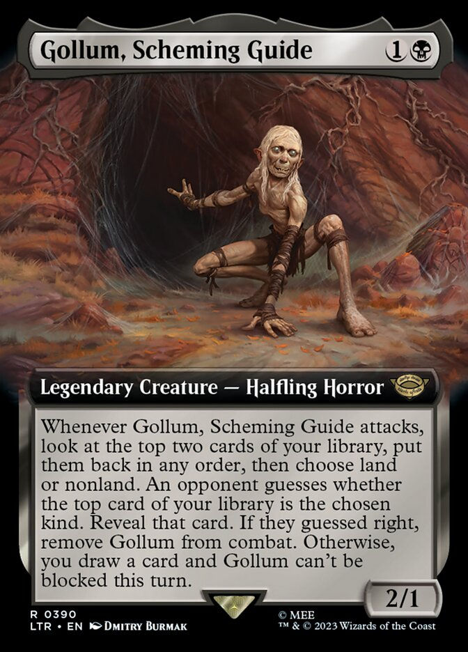 Gollum, Scheming Guide (LTR) (390) / Extended Art