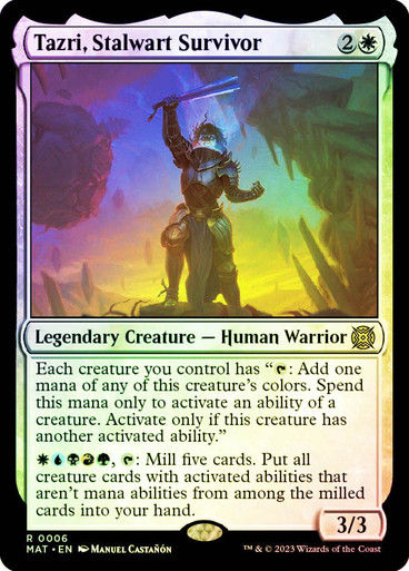 Tazri, Stalwart Survivor (MAT) / Foil