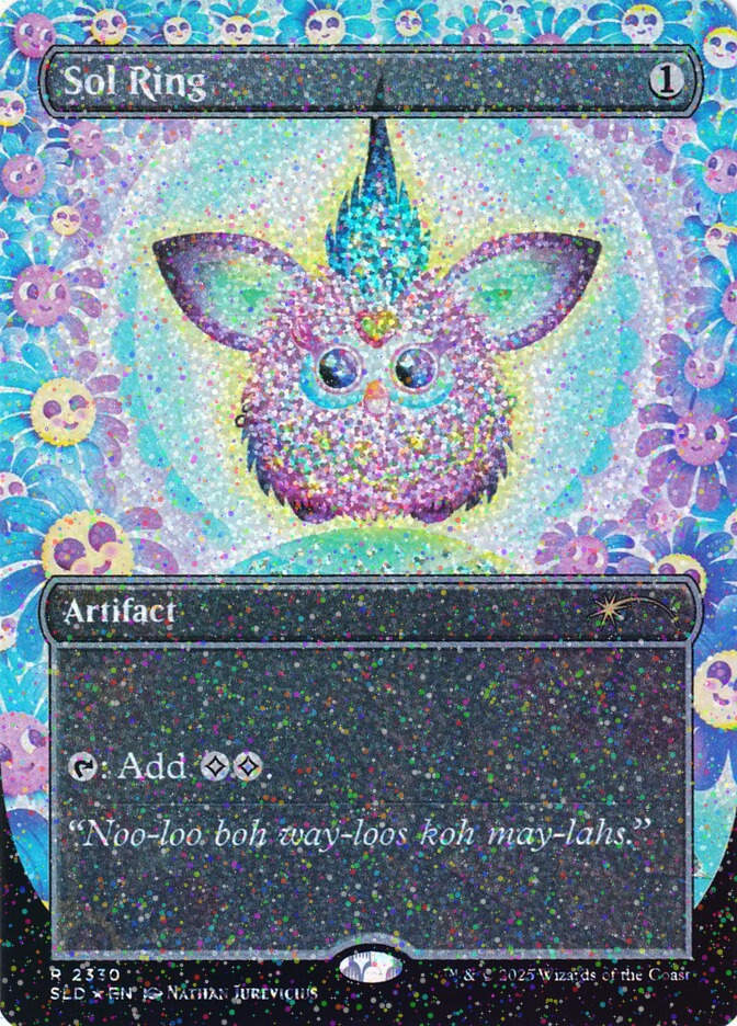 Sol Ring (SLD) (2330) / Borderless / Confetti Foil
