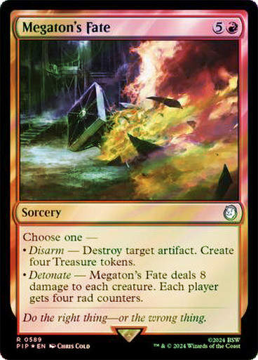 Megaton's Fate (pip) (589) / Surge Foil