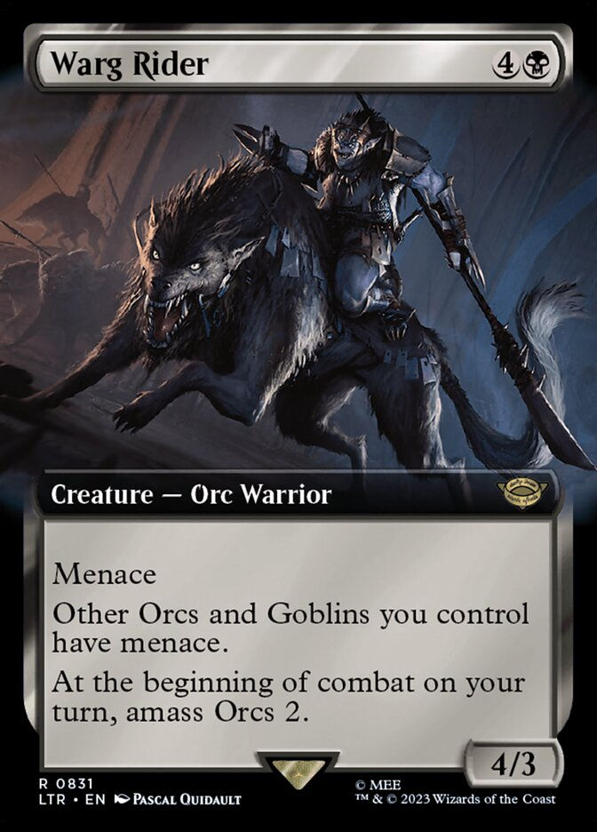 Warg Rider (LTR) (831) / Extended Art