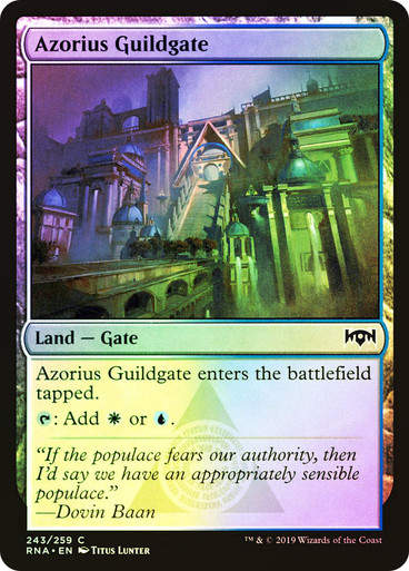 Azorius Guildgate (RNA) (243) / Foil