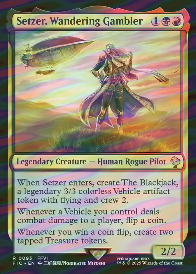 Setzer, Wandering Gambler (FIC) (93) / Surge Foil