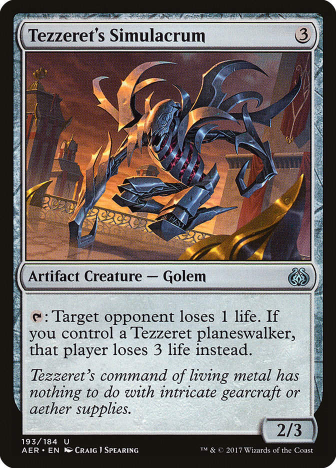 Tezzeret's Simulacrum (AER) (193)