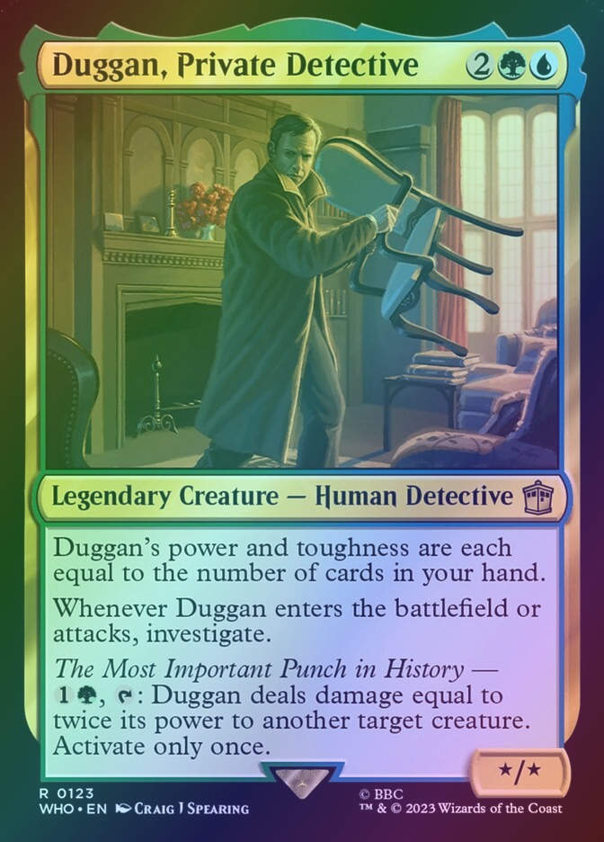 Duggan, Private Detective (WHO) (123) / Foil