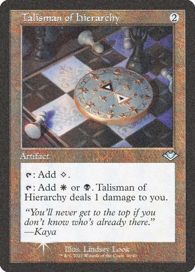Talisman of Hierarchy (H1R) (36) / Foil Etched