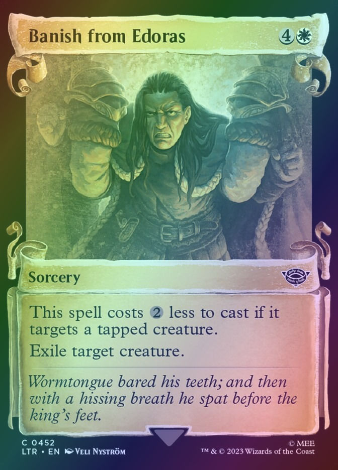 Banish from Edoras (LTR) (452) / Showcase / Foil