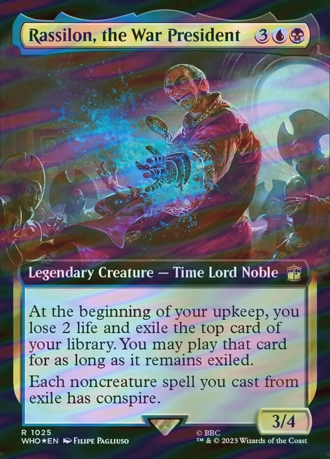 Rassilon, the War President (WHO) (1025) / Extended Art / Surge Foil