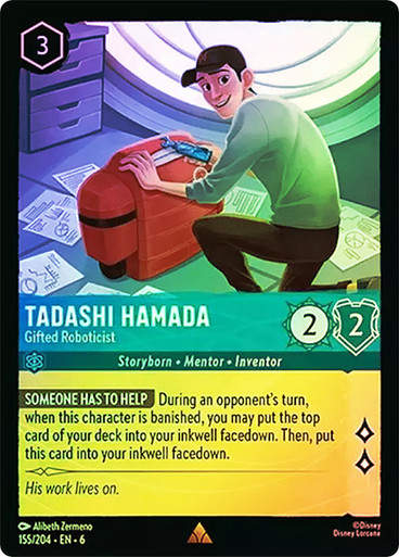 Tadashi Hamada - Gifted Roboticist (LOR_AZU) / Foil