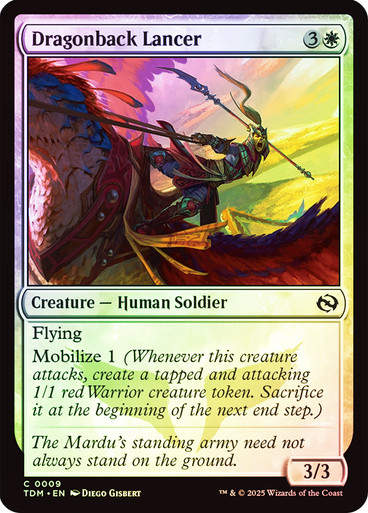 Dragonback Lancer (TDM) (9) / Foil